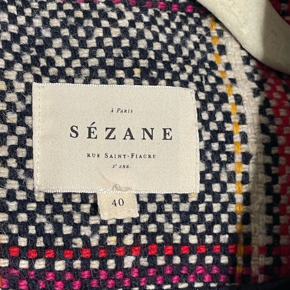 Sezane Izaac Plaid Jacket - Picture 8 of 10